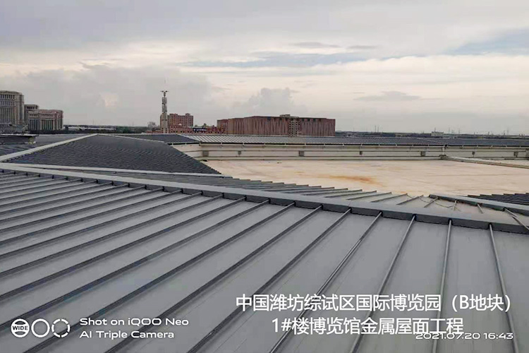濰坊綜試區國際博覽園（B地塊）1樓屋面板工程