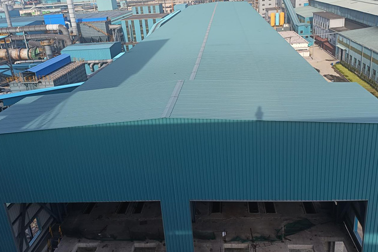 江蘇鑫鋼鐵集團 高爐框槽部分鋼結構工程