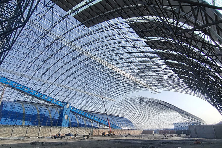 鄂爾多斯中晟煤炭物流有限責任公司罕臺川煤炭物流園新建儲煤場封閉工程